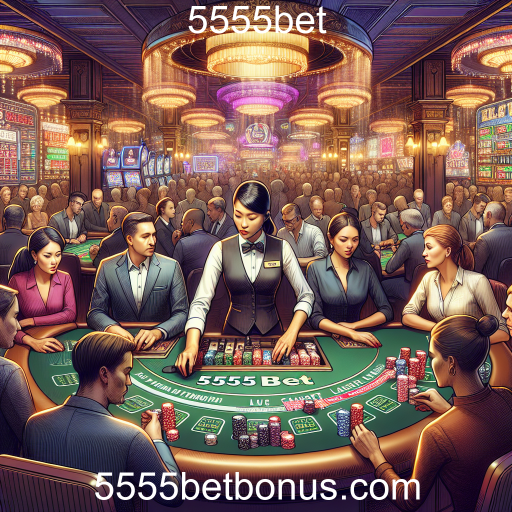 Descubra o Mundo do Cassino Ao Vivo no 5555bet